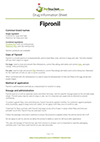 Fipronil drug information sheet