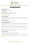 Imidacloprid drug information sheet