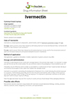Ivermectin drug information sheet