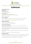 Lufenuron drug information sheet