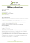 Milbemycin Oxime drug information sheet
