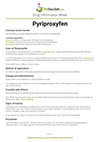 Pyriproxyfen drug information sheet