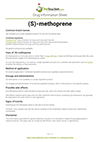 (S)-methoprene drug information sheet
