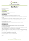 Sarolaner drug information sheet