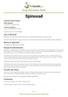 Spinosad drug information sheet
